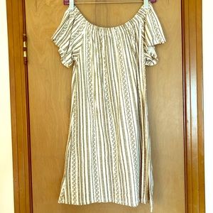 Women’s off the shoulder dress